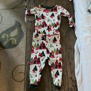 Burt’s Bee Baby holiday PJ’s size 12 months